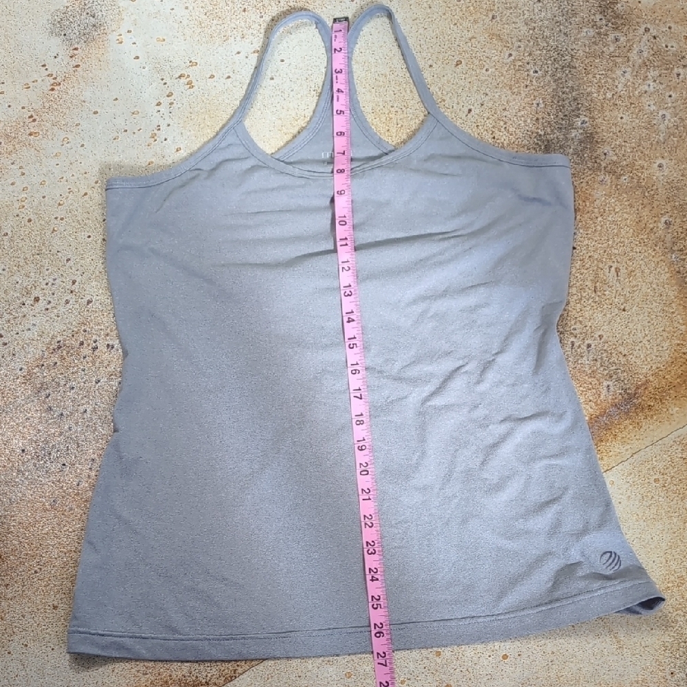 MPG | Gray Athletic Fitted Tank Top With Camisole Size XL 1X - Picture 5 of 9